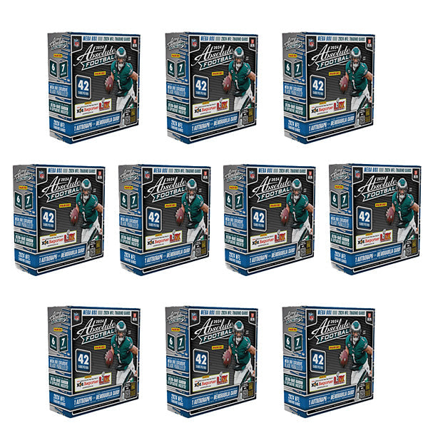 Break #292: NFL Football Pick Your Team (PYT) Break (10x Absolute Mega Boxes)