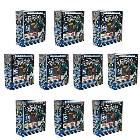 Break #292: NFL Football Pick Your Team (PYT) Break (10x Absolute Mega Boxes)